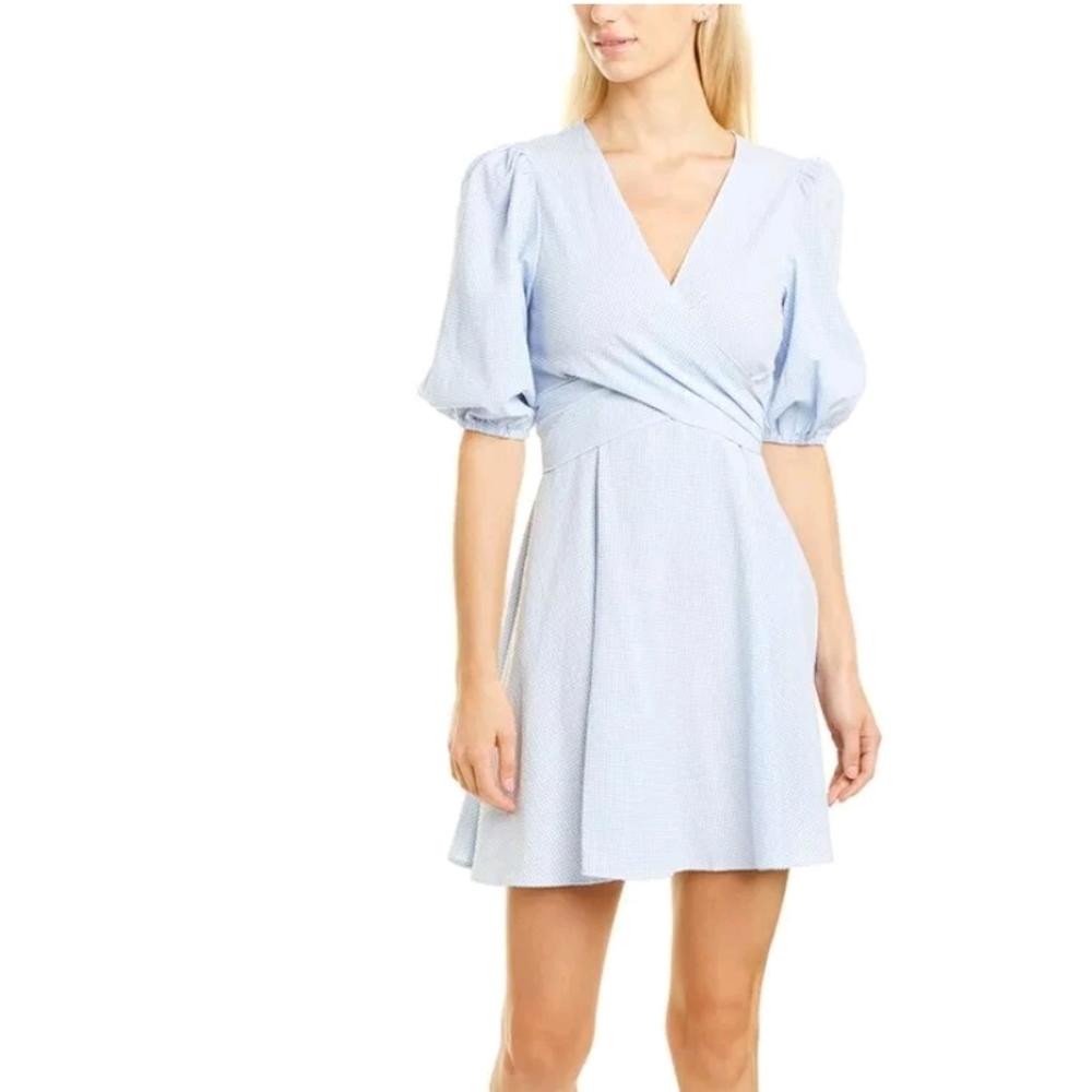 70/21 seersucker mini dress